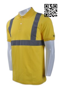D192 design reflective polo shirts safety polo-shirts contractor uniform tailor made polo shirts supplier